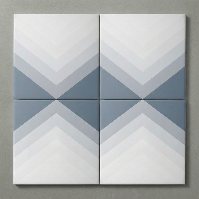 Modern and bold, triangle pattern tile (Modern and bold, triangle pattern ceramic tile.)