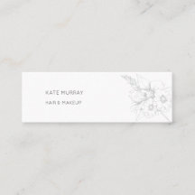 Modern and Chic Mini Business Card