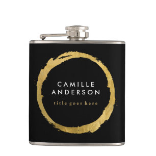 Modern and Chic Personalized Flask