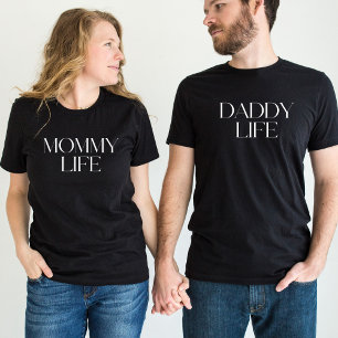 Modern and Classy "Mommy Life" Typography Tri-Blend Shirt