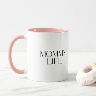 Modern and Classy Typography Mommy Life Combo Mug