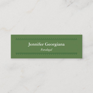Modern and Clean Paralegal Business Card