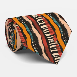 Modern and Colourful Animal Print Tie
