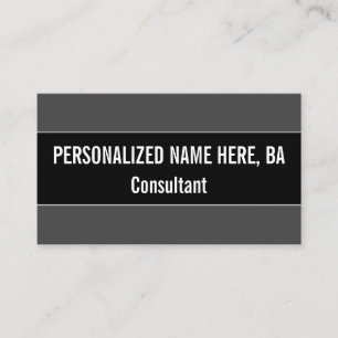 Modern and Contemporary Supervisor Business Card
