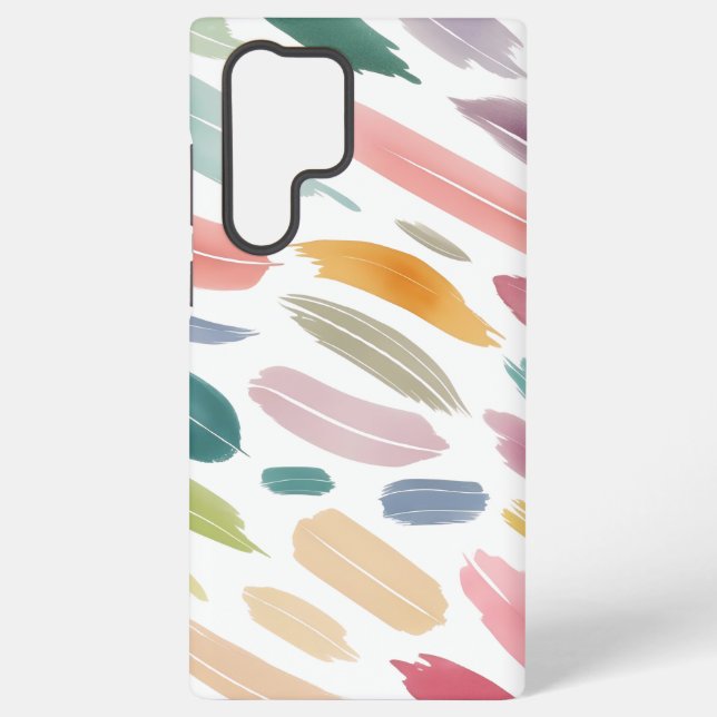 Modern and Cute Abstract Shapes Samsung Galaxy S22 Ultra Case (Back)