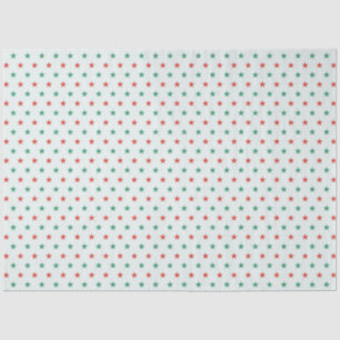 Modern And Cute Green Plaid Christmas Tissue Paper