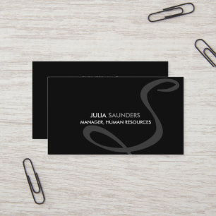 Modern and Elegant Monogram Business Cards