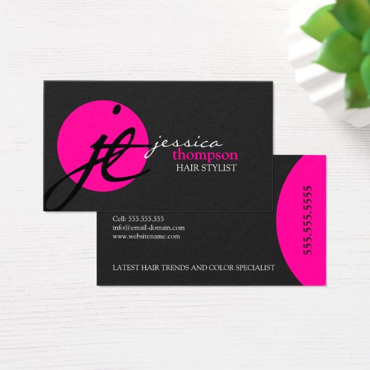Modern and Elegant Stylist Business Card