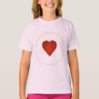 Modern and luxury geometric gold red heart love