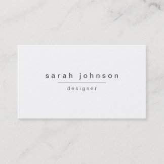 Modern and Minimal Business Card