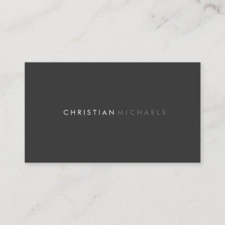 Modern and Minimal Business Card