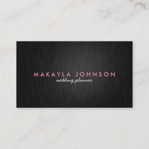 Modern and Minimal Professional Wedding Planner Business Card