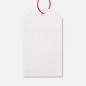 Modern and Minimal Typography | White Christmas Gift Tags (Back)