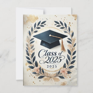 modern and minimalist Graduation Postcard