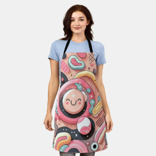 modern and minimalist pattern design apron