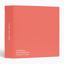 Modern And Minimalist Personalized Coral