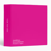 Modern And Minimalist Personalized Magenta