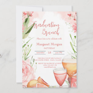 Modern and Simple Bridal Brunch Invitation