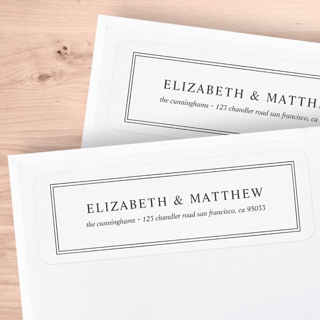 Modern and Simple Return Address (Creator Uploaded)