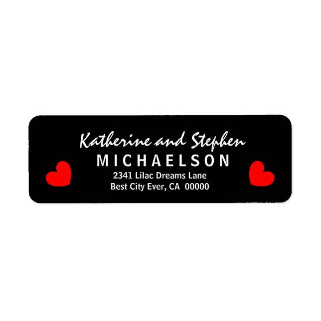 Modern and Simple Style with Hearts S304d (Front)