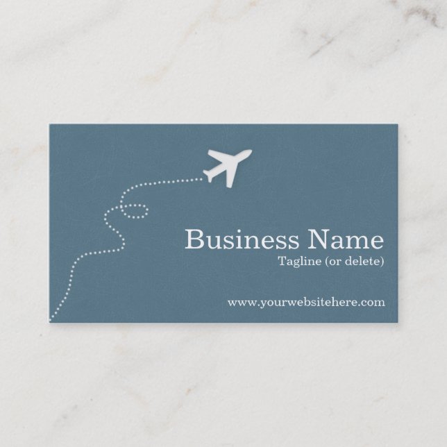 Modern and Simple Travel Business Cards (Front)