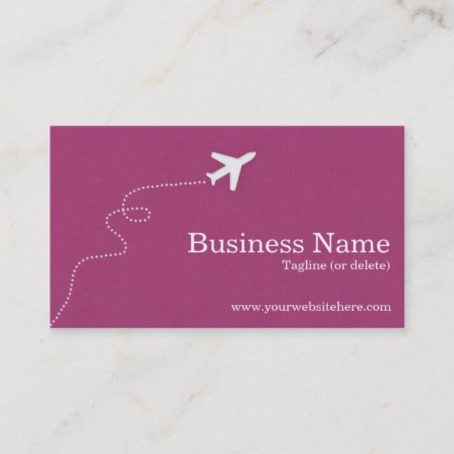Modern and Simple Travel Business Cards (Front)