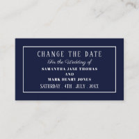 Modern and Sleek, Any Color, Change the Date