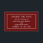Modern and Sleek, Any Color, Change the Date Enclosure Card<br><div class="desc">Modern and Sleek,  Any Color,  Change the Date Cards by The Business Card Store. Great for all kinds of parties and events. Weddings,  Engagements,  Birthdays,  Anniversaries e.t.c. All colors and fonts on this product can be edited.</div>