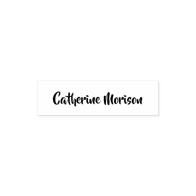 Modern and Stylish Signature Self-inking Stamp (Design)