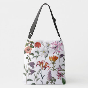 MODERN AND VIBRANT FLORAL PATTERN CROSSBODY BAG