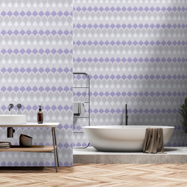 Modern and vintage abstract design Wallpaper (Bathroom)