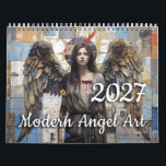 Modern Angel Art Calendar 2027<br><div class="desc">This charming angels calendar / cherubs calendar / guardian angels calendar (or in German: Engelkalender) is designed to bring romance, spiritual inspiration, and joy all year round. Each month features adorable angels in bright colours, radiating warmth, positivity, and a touch of romantic charm. A perfect blend of modern art, romantic...</div>
