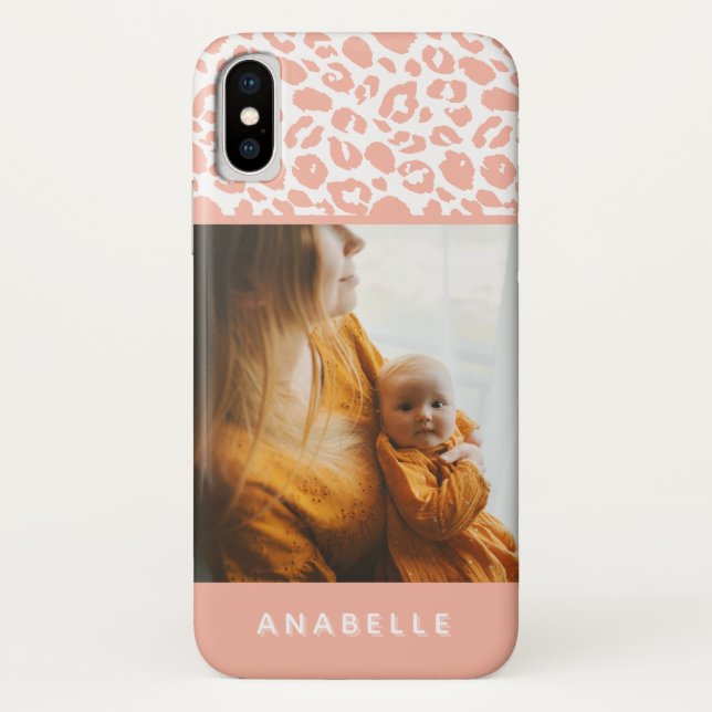 Modern animal leopard print photograph Case-Mate iPhone case (Back)