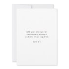 Modern Anniversary | Stylish Minimalist Photo Card