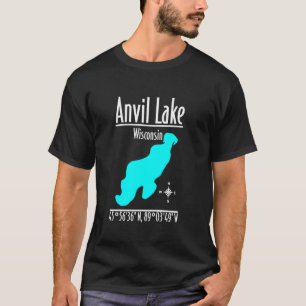 Modern Anvil Lake - Wisconsin T-Shirt