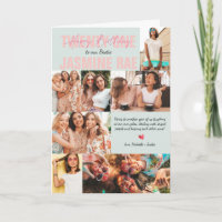 Modern Any Age Birthday | 7 Photo Collage
