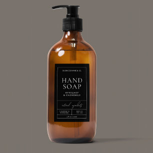 Modern Apothecary Soap Bath Body Waterproof Label