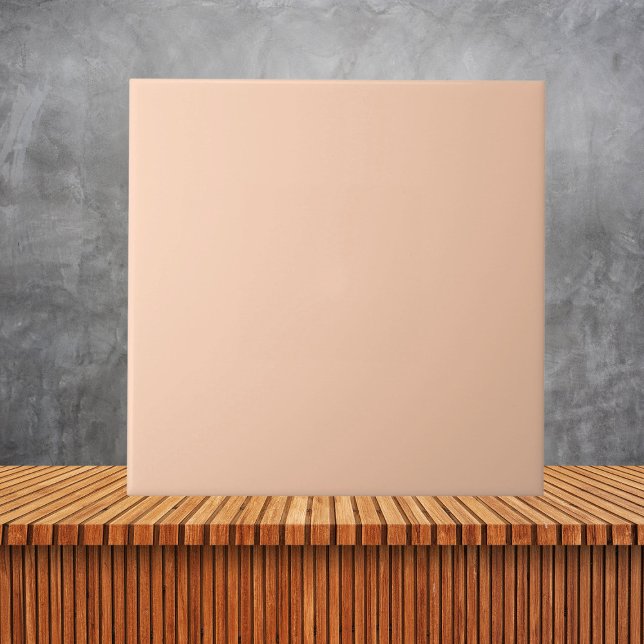 Modern Apricot Plain Solid Colour Tile (Creator Uploaded)