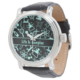 modern aqua blue biochemistry life is complex watch