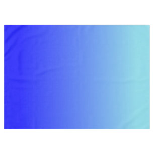 Modern Aqua Blue Ombre Tablecloth