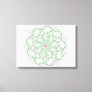 Modern Arabic Calligraphy- Artistic Saudi Poem Canvas Print