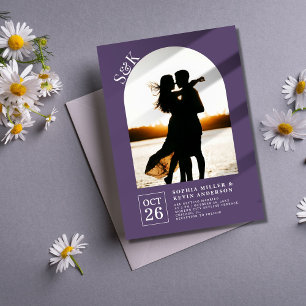 Modern Arch I Photo I Mulled Wine I Wedding Invitation