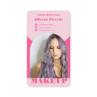 Modern arch makeup pink photo qr code logo