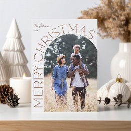 Modern Arch Merry Christmas