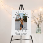 Modern Arch Photo Graduation Welcome Sign