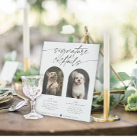 Modern Arch Signature Cocktails Pet Photo