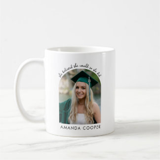 Modern Arched Frame Custom Graduation Photo Coffee Mug