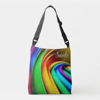 Modern Arched Rainbow Pride Monogram