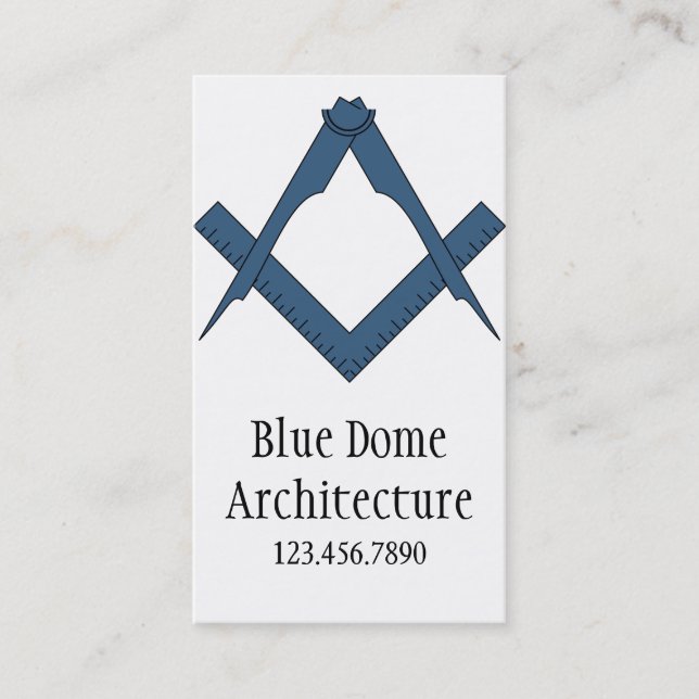 Modern Architecture Architect Business Cards (Front)