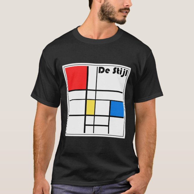 Modern Architecture De Stijl T-Shirt (Front)
